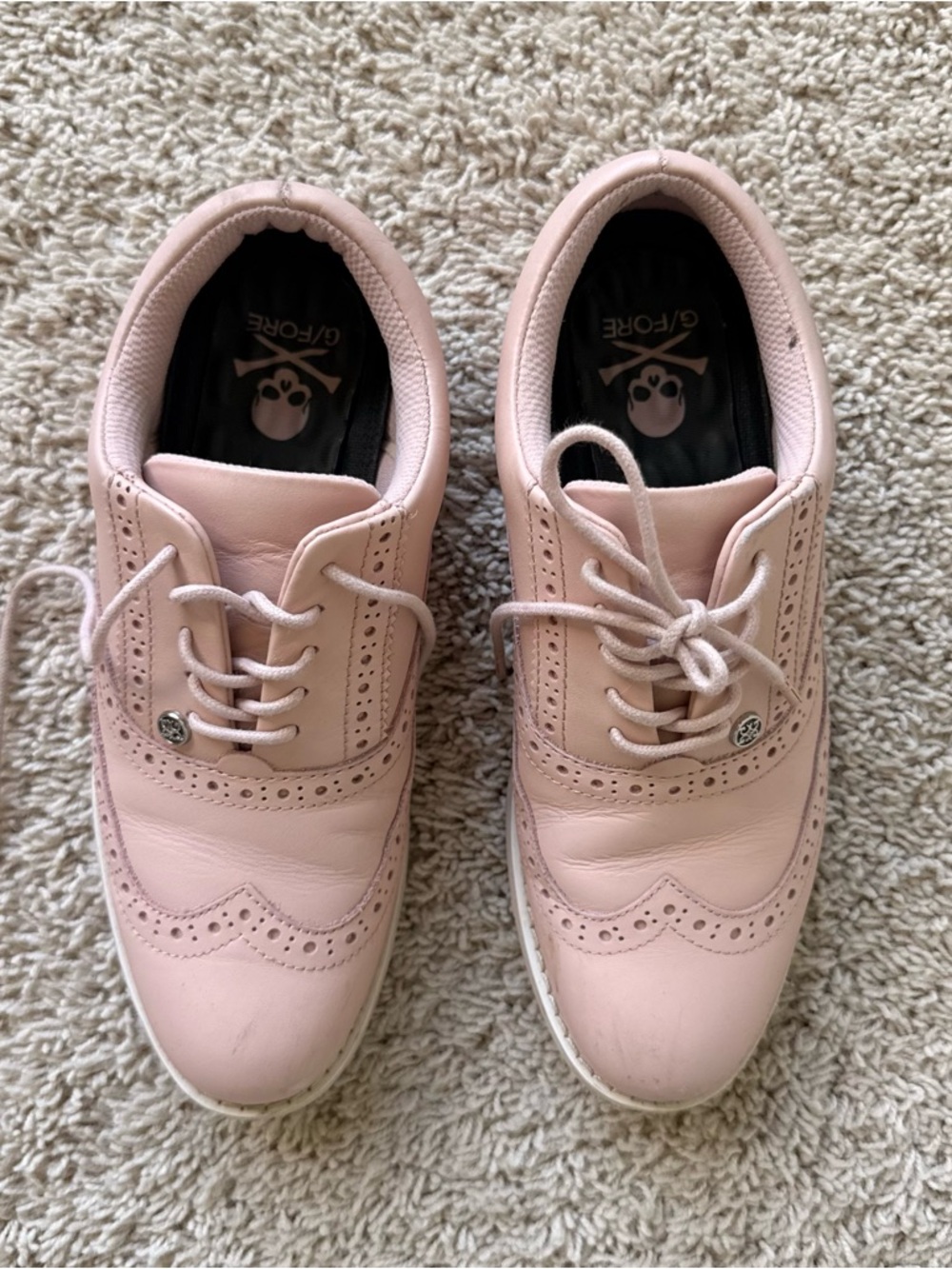 G/FORE Blush Leather Sneakers